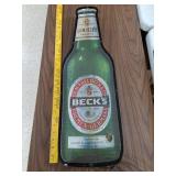 > Beck's lighted wall decor