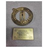 Universal equinoctial ring dial