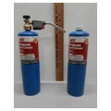 Ace propane fuel cylinders 14.1 oz.  Some