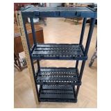 > Plastic shelving