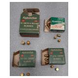 Blanks :32 S & W & 22 cal cartridges