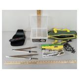 Hook Sharpener,  Electric Filet Knife +