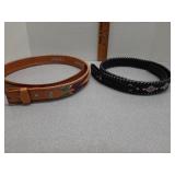 2 Circle Y Beaded belts