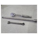Snap On F830 Ratchet, 7/16 OEX-140 wrench,