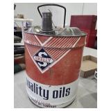 Vintage 5 gallon Skelly Oil can Gas Station