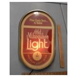 Lighted Old Milwaukee sign- WORKS  approx 18' x