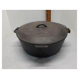 12' Cabela's Camp Dutch Oven cast iron.