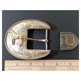 Rodeo Belt Buckle & Tip