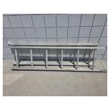 > 12' aluminum extension ladder heavy duty