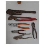Ridgid pipe wrench & pliers