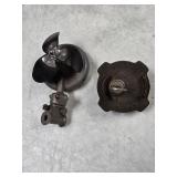 Vaccum car & truck fan 1920's-40's brass gad cap