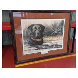 > Framed Ducks Unlimited print C Edwards 25x30