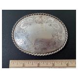 *Sterling Belt Buckle,  Fritch Bros
