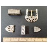 *Sterling Silver Belt Accessories
