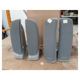 2 sets Polk Audio N279 computer speakers