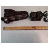 Don Hume leather holster & speedloader pouch
