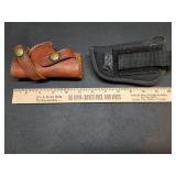 Leather holster & nylon holster