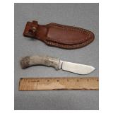 *Russell hunting knife & leather sheath