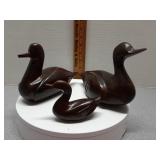 Wooden ducks