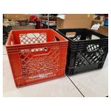 2 Milk crates