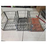 3 wire milk crates