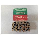 50 rds. 32-20 Win. Remington Kleanbore Ammo
