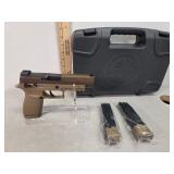 Sig Sauer P320 M17 9mm pistol Optics ready,