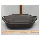 Cast iron 'Sportsman Cover - griddle ' 20' x 10'