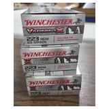 60 rounds Winchester 223 rifle ammo ammunition