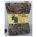 54' x 12' Camo Burlap features a Realtree