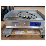> Commercial electric flat top grill 26wx19dx11h