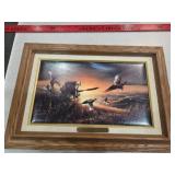 > Terry Redlin 'Evening surprise' framed picture