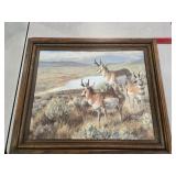 > Antelope canvas painting