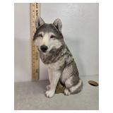 Sand cast wolf, 14' tall