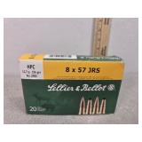 8x57JRS ammo ammunition, NOT 8 Mauser!!!!!