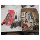 Files, nutdrivers, screwdrivers +