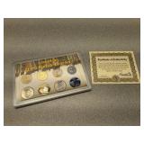 2005 complete Buffalo 5ï¿½ nickel coin set COA mint