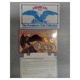 The American series 1c, 5c, 10c, 25c, 50c and COA