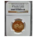 2010 S Sacagawea PF70 NCG UltraCameo Great Law of