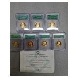 2000-2006 S ICG Sacagawea Golden Dollars with