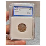 IGS 1938 D Buffalo 5c Nickel Fine-12