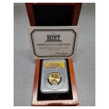 2011 S ANACS PR70 DCAM COA W/ display box Native