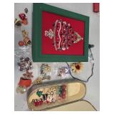 Christmas jewlry and light up box