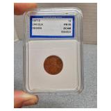 IGS 1977 S Lincoln 1c PR70 DCAM