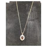 * S. Lind gold tone necklace