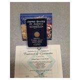 1867 3c Nickel mint Packaging COA