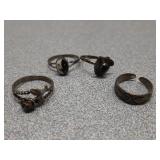 Sterling rings