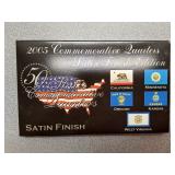 2005 Satin Finish Commemorative Quarters D mint
