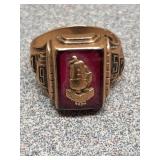 * 10k class ring,  1952, high school