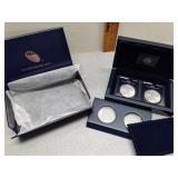 75th Anniv silver American Eagle 2 coin set in US